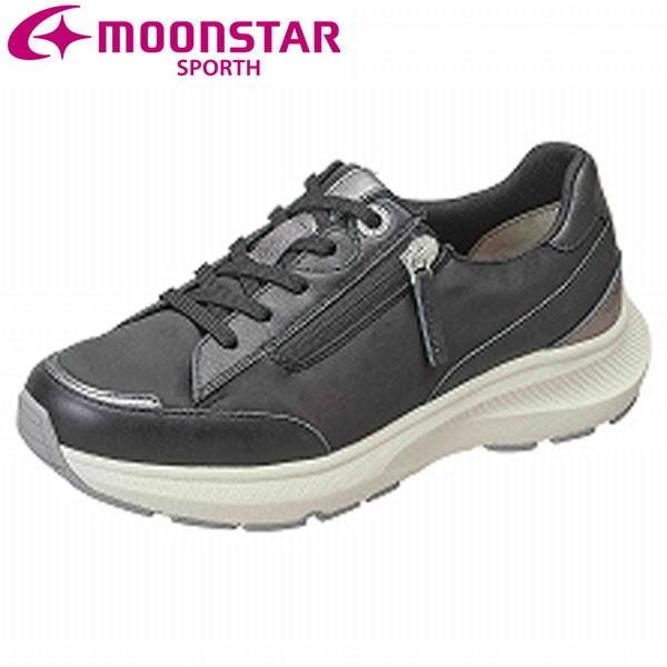 ムーンスター moonstar スポルス ファスナー付 スニーカー シューズ SP0102 レディース | MoonStar