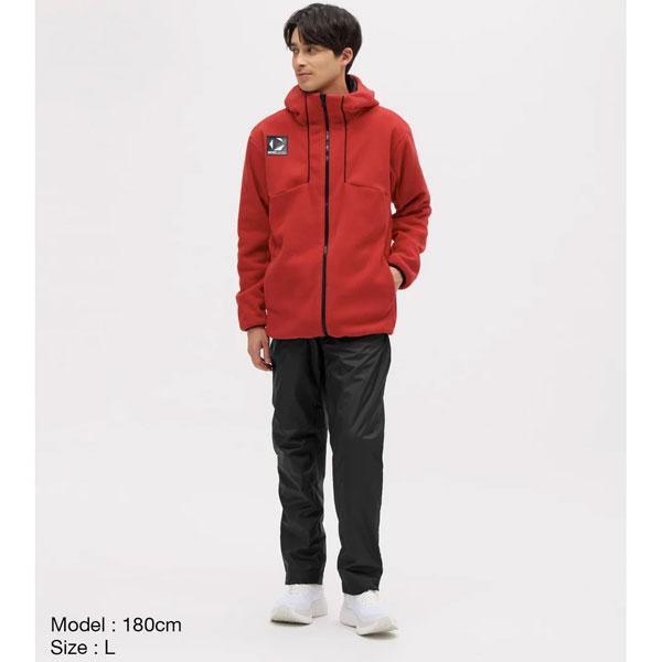 【未使用】レッド M/55 デサントフルジップジャケット L DESCENTE（デサント） ムーブスポーツ フリースジャケット マルチ