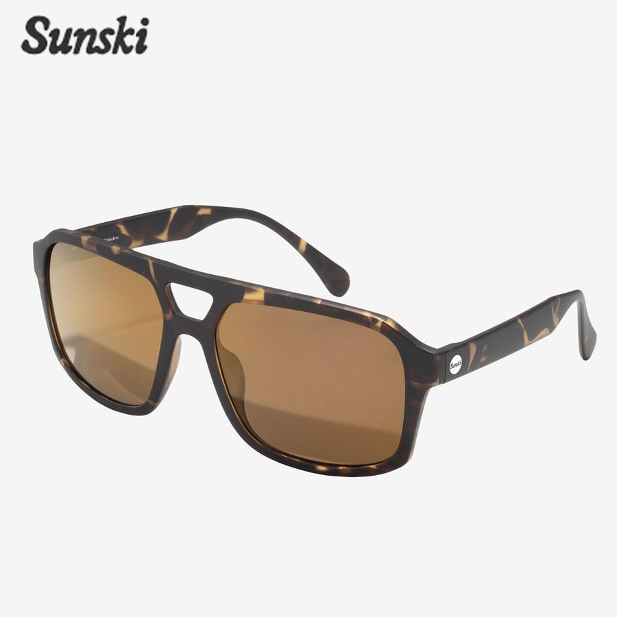 サンスキー SUNSKI パラディノ トータス ブロンズ サングラス 眼鏡 メガネ ユニセックス 偏光レンズ ダブルブロー SUNPATBR | sunski