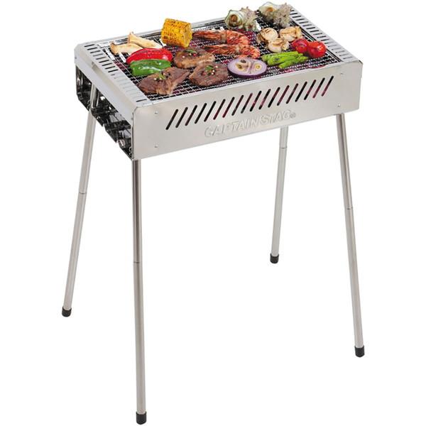 CAPTAIN STAG キャプテンスタッグ BBQ ステンレスグリル 500 アウトドア 食器・燃料 UG0067_3