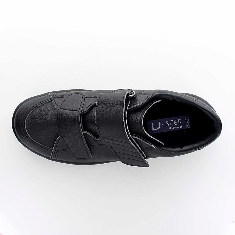 ムーンスター moonstar メンズ レディース リハビリ 介護靴 Vステップ03 ブラック 両足同サイズ 11411496 装具対応シューズ MS シューズ VSTEP03 | MoonStar | 05