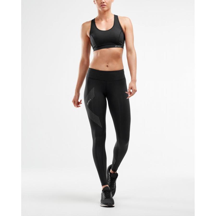 2XU ツータイムズユー Mid-Rise Compression Tight レディース WA2864B-BLK-DRFの画像