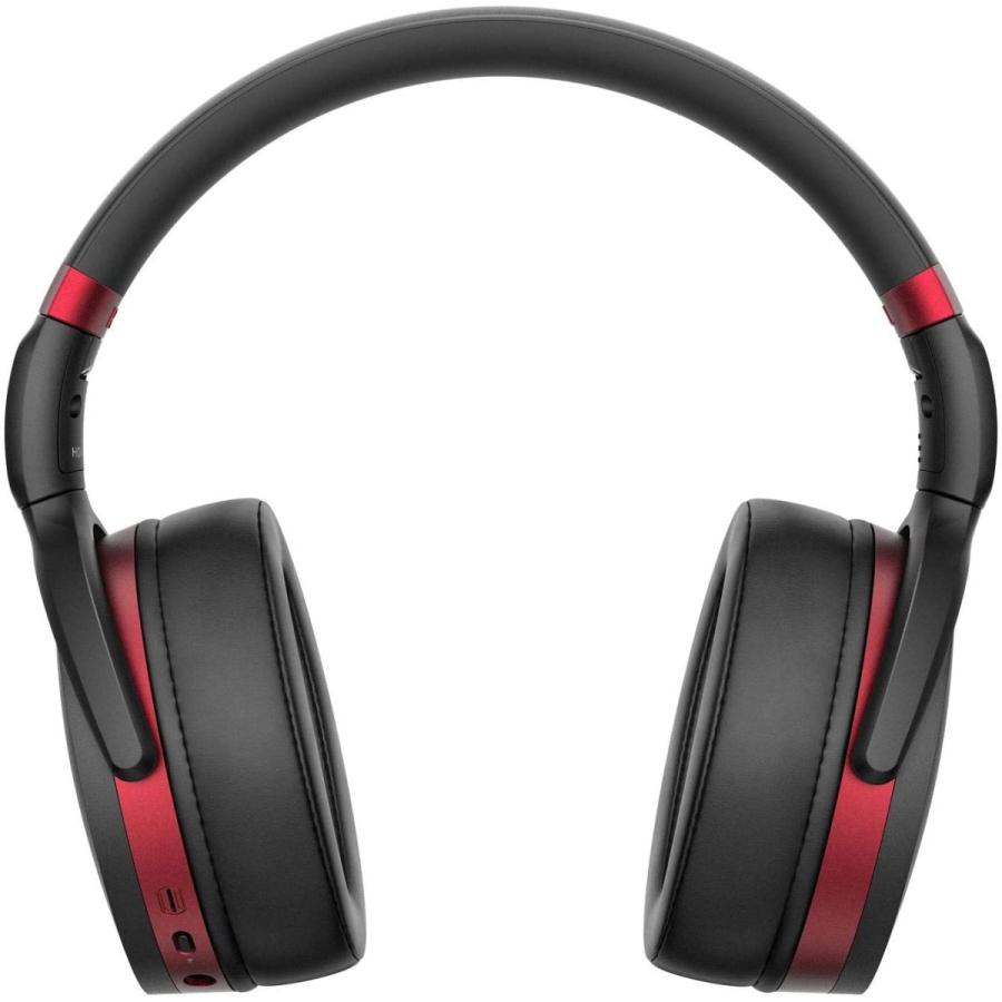 1年保証 Sennheiser ゼンハイザー HD458BT（HD450BT） BLACK×RED ノイズキャンセリング ワイヤレス ブルートゥース　Bluetooth ヘッドホン AAC aptX-LL 新品｜laflife｜02