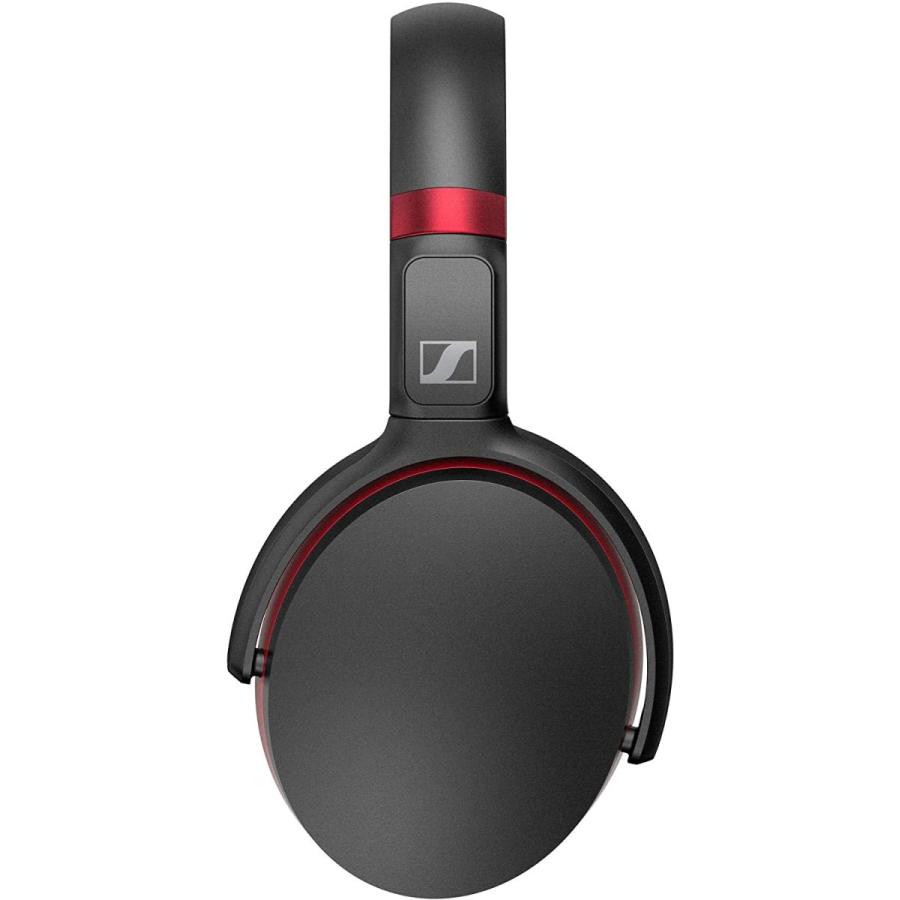 1年保証 Sennheiser ゼンハイザー HD458BT（HD450BT） BLACK×RED ノイズキャンセリング ワイヤレス ブルートゥース　Bluetooth ヘッドホン AAC aptX-LL 新品｜laflife｜03