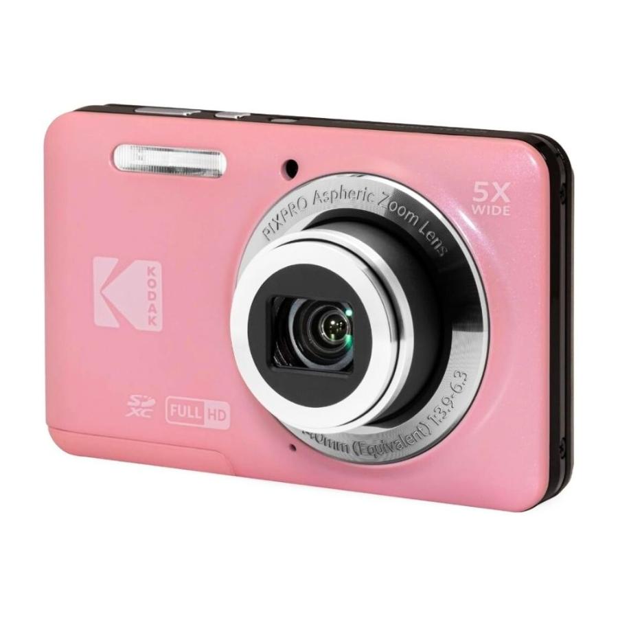 SDカード付き＆1年保証】Kodak PIXPRO FZ55 ピンク シルバー ブルー