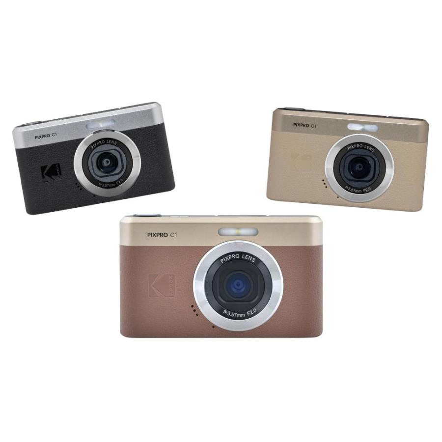 PIXPRO 【保証＋特典あり】Kodak C1 コダック ブラック ブラウン タン
