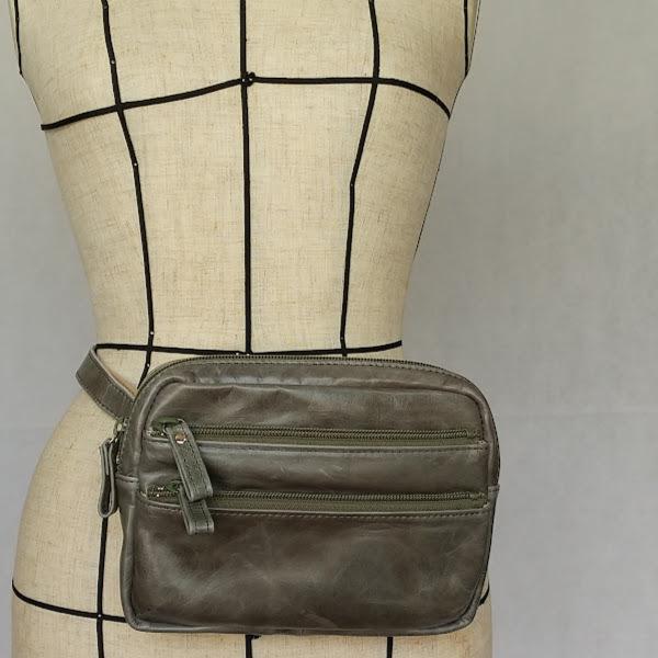 ウエストポーチ 紙のように軽い♪ メンズ レディス 本革 軽い 日本製