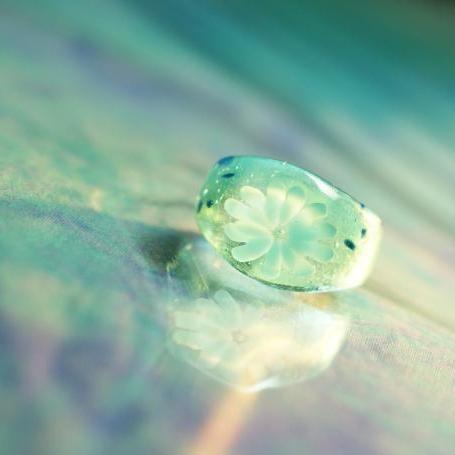 優しさの水中花 ガラスアクセ リング 指輪 ノーマルタイプ 1408 ラフォルム ガラスジュエリー 通販 Yahoo ショッピング