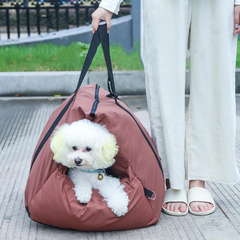 ドライブボックス ペット用 犬 犬用 キャリー 車用ドライブ ボックス 旅行 ペットキャリー お出かけ ペット用カーシート ペットドライブシート折り畳み｜lafraise-st｜02