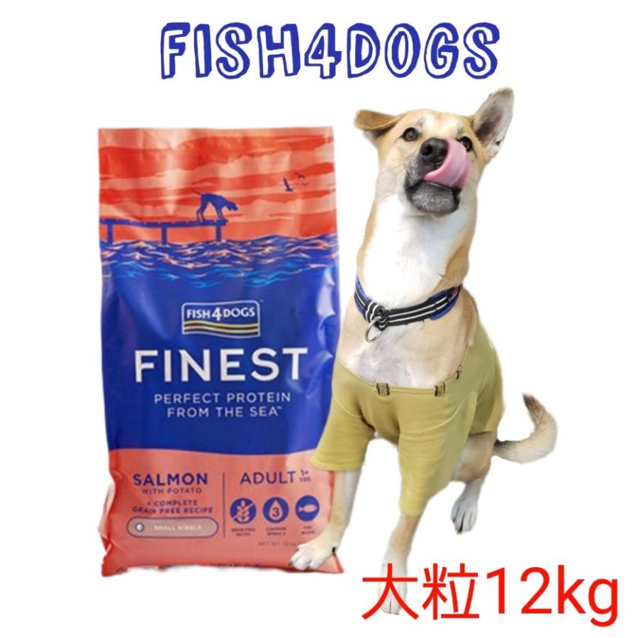 Fish4Dogs ドッグ サーモンコンプリートフード 小粒 12kg 未開封