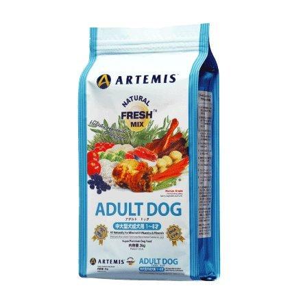 アーテミス　フレッシュミックス　アダルトドッグ　3kg | 