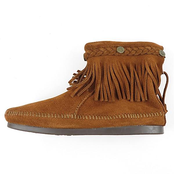 MINNETONKA-ミネトンカ-』Hi Top Back Zip Boot-ハイトップ バック