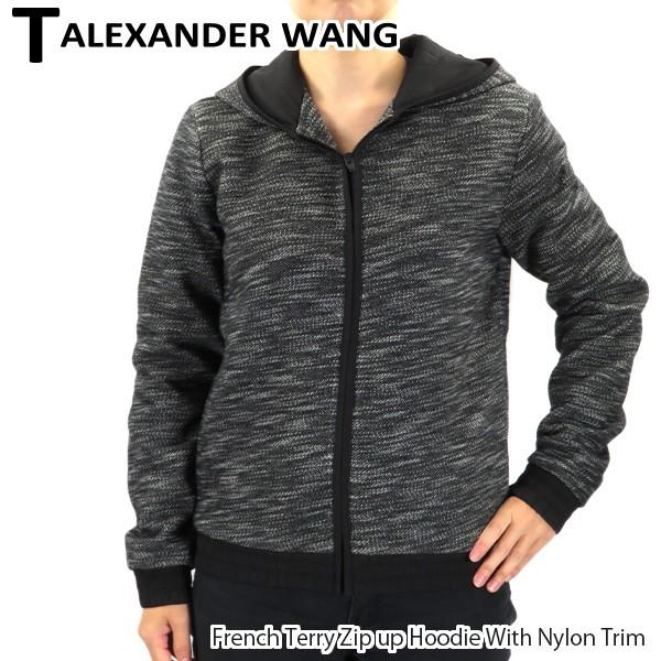 【T by Alexander Wang-ティーバイアレキサンダーワン-】レディース 長袖 フーディー 401500F13