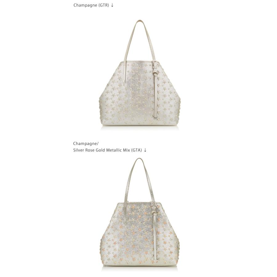 JIMMY CHOO ジミーチュウ SASHA M -トートバッグ-[スタースタッズ