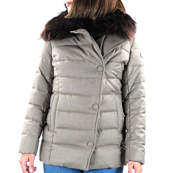 TATRAS タトラス ダウンコート 01 グレー 女優襟 シルク混 TATRAS タトラス ダウンコート 01 グレー 女優襟 シルク混 TATRAS