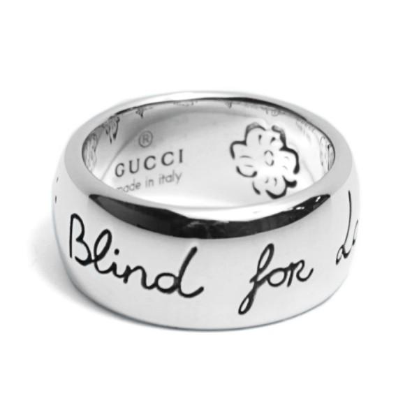グッチ ブラインドフォーラブ　シルバー　 リング Blind for Love”リング ・スターリングシルバー | GUCCI公式