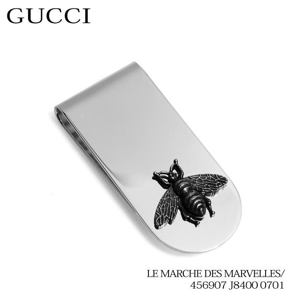 GUCCI（グッチ） マネークリップ 蜂モチーフ 456907 J8400 0701《返品