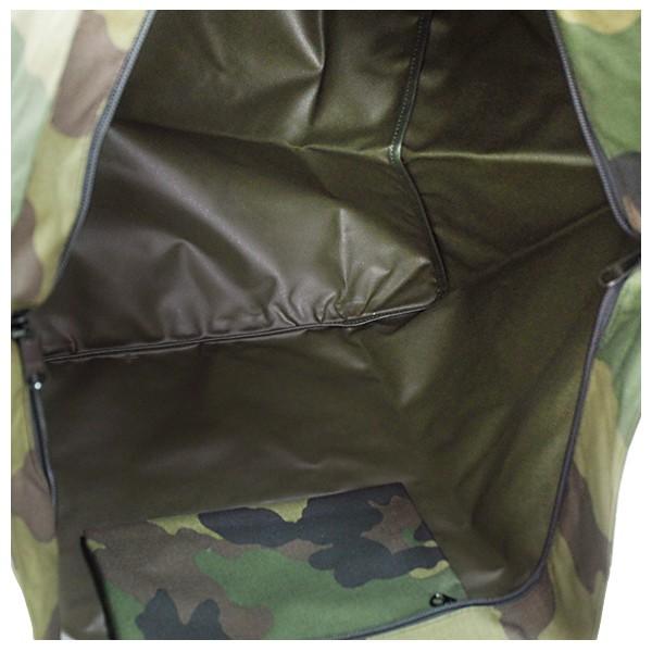 Herve Chapelier エルベシャプリエ 848W 迷彩柄 舟型トート XXL : LaG 