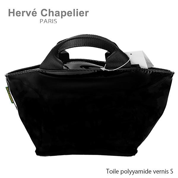 エルベシャプリエ ヴェルニライン 舟型トートバッグ エナメル 901VE