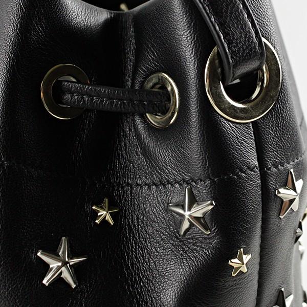 ジミーチュウ　juno s 【美品】 JIMMY CHOO（ジミーチュウ） JUNO/S ジュノ S ドローストリングバッグ
