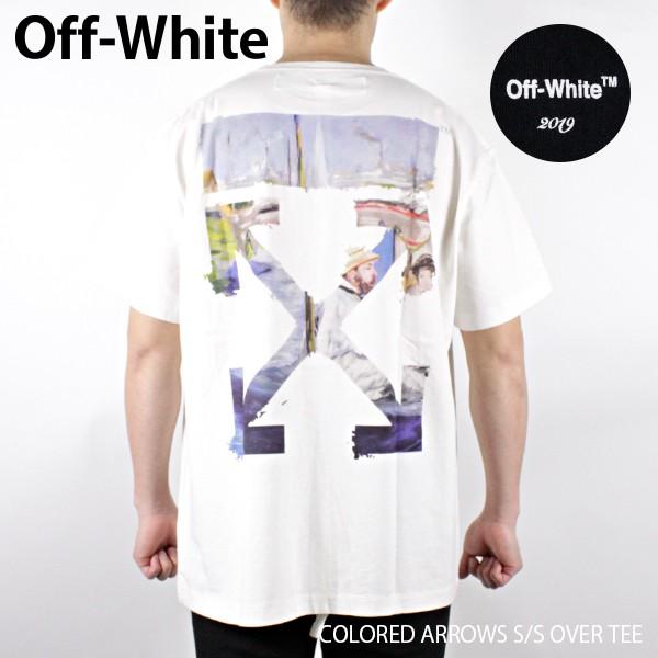 OFF-WHITE オフホワイト Tシャツ ホワイト off white（オフホワイト） Off-White COLORED ARROWS S/S OVER TEE