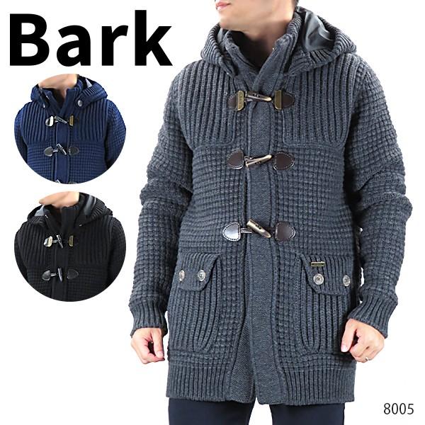 Bark バーク ニット ダッフルコート メンズ グレー ネイビー ブラック 8005 1090 Lag Onlinestore 通販 Yahoo ショッピング