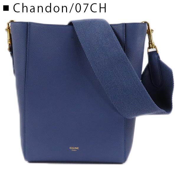 CELINE セリーヌ　サングルバケット　 スモール　コール　ブルー　青 CELINE セリーヌ SANGLE SMALL 189303AH4サングル バケット