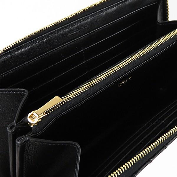 CELINE（セリーヌ） WALLET ZIP 10B553BFLキルティングレザー ラウンド 