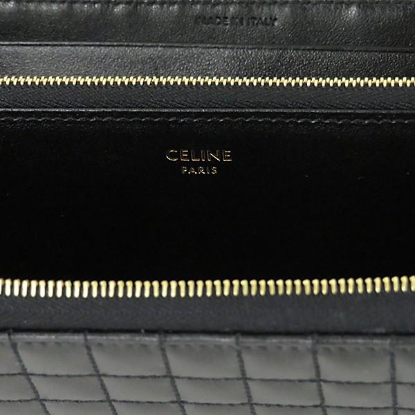 CELINE（セリーヌ） WALLET ZIP 10B553BFLキルティングレザー ラウンド 