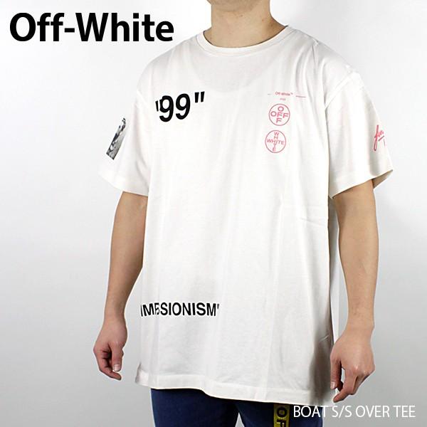OFF-WHITE オフホワイト MAIN LABEL タイダイ Tシャツ L off white（オフホワイト） Off-White BOAT S/S OVER TEE ボート