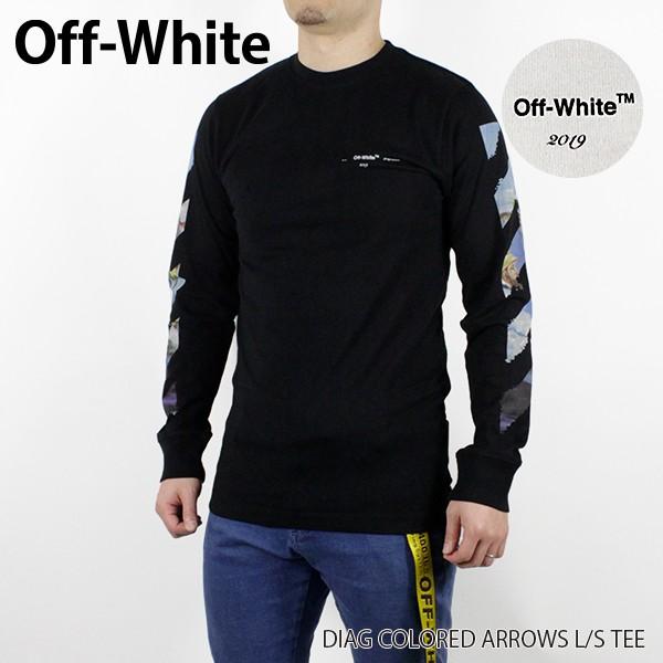 off white（オフホワイト） Off-White DIAG COLORED ARROWS L/S TEE