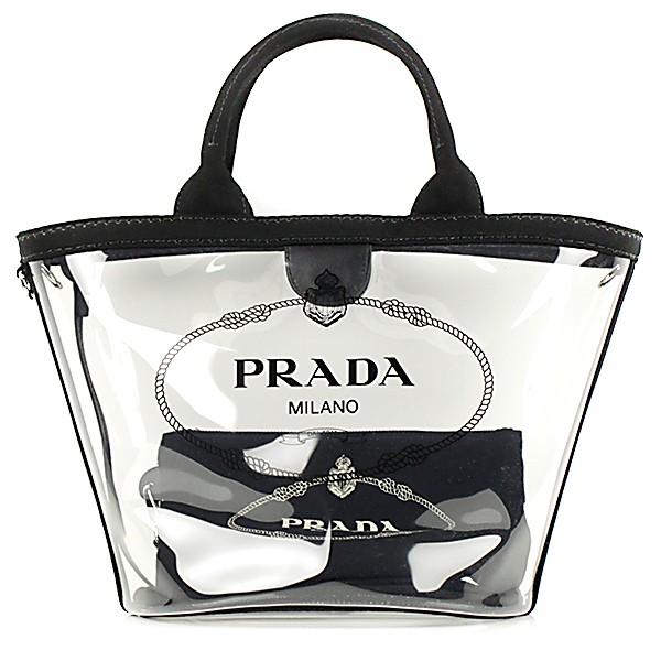 PRADA プラダ Plexi Shopper プレックス カナパ クリアトート PRADA プラダ Plexi Shopper プレックス カナパ クリアトート