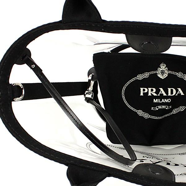 PRADA プラダ Plexi Shopper プレックス カナパ クリアトート PRADA プラダ Plexi Shopper プレックス カナパ クリアトート