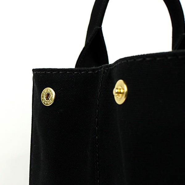 PRADA カナパトート バッグ ブラック NERO カナパ キャンバス CANAPA プラダ PRADA 2wayキャンバストートバッグ ブラック 黒