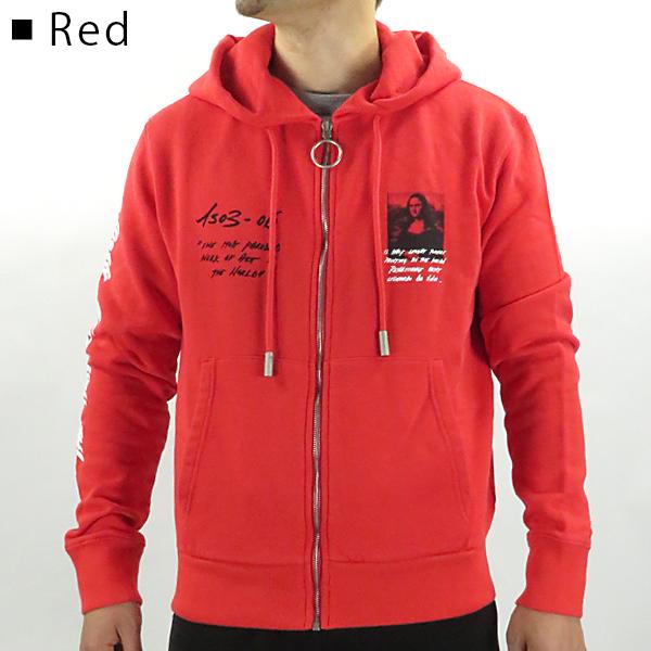 off white（オフホワイト） Off-White モナリザ プリント ジップアップ