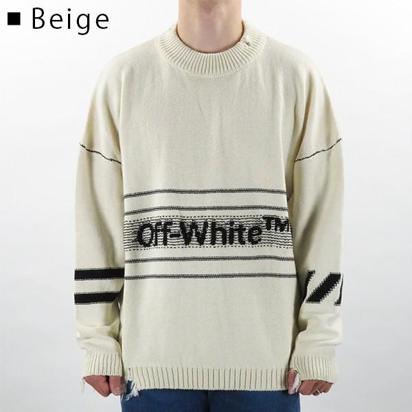 off white（オフホワイト） Off-White COTTON OW SWEATER メンズ