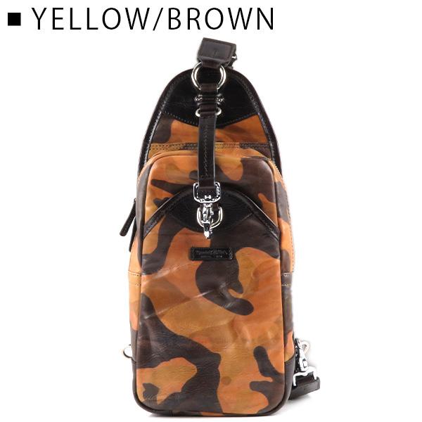 ダニエル&ボブ35周年モデル　ボディバッグピッポロディレザー中古　カモフラ Daniel & Bob（ダニエル アンド ボブ） PIPPO RODI CAMO ピッポ メンズ