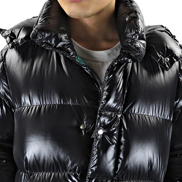 MONCLER モンクレール HANOVERIANダウンコート 3 黒/緑 MONCLER モンクレール ハノベリアン ダウンコート ブラック