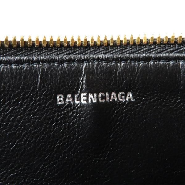 BALENCIAGA バレンシアガ キャッシュ ジップポーチ グレイン