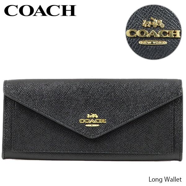 COACH（コーチ） Long Wallet ラウンドファスナー 長財布 ロゴ