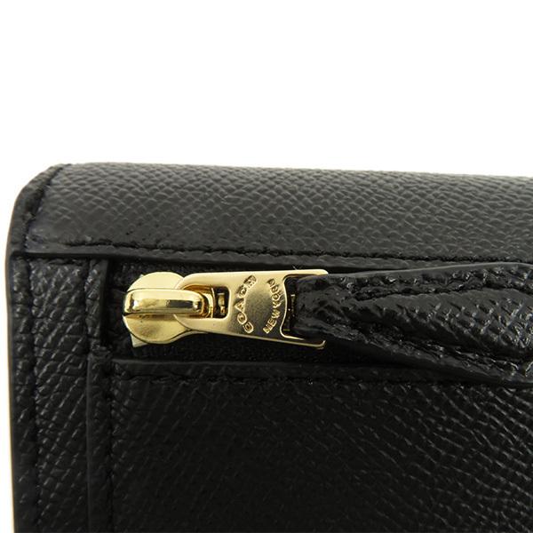 COACH コーチ 長財布 L字ファスナー ブラック ゴールド金具 新品 COACH コーチ 長財布 シグネチャー ラウンドファスナー ゴールド