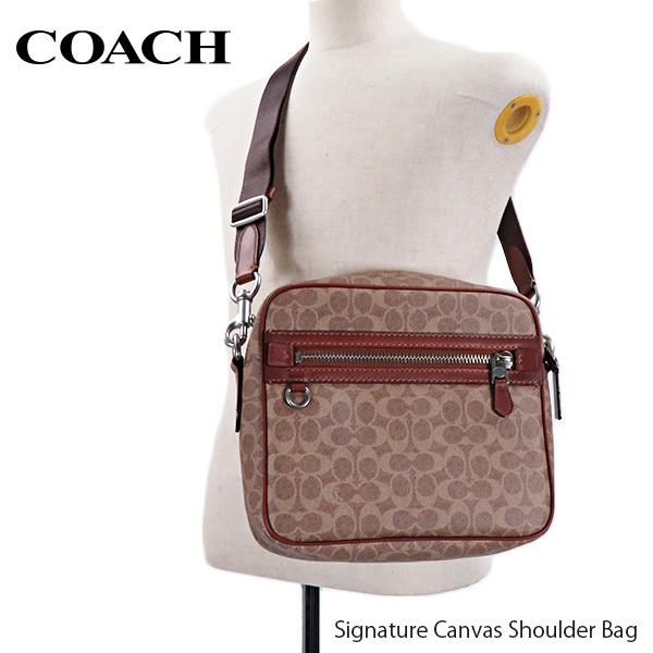Saleセール Coach コーチ Signature Canvas Shoulder Bag シグネチャー キャンバス ショルダーバッグ ロゴ メンズ Lhkha 激安ブランド Www Yalaphone Com