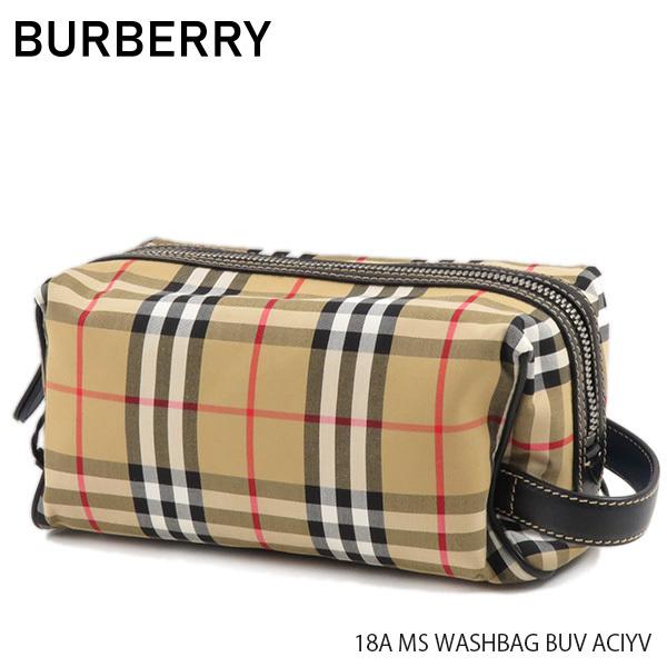BURBERRY Burberry バーバリー 18A MS WASHBAG BUV ACIYV