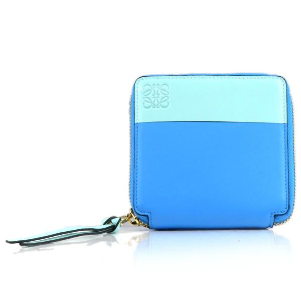 LOEWE ロエベ SQUARE ZIP WALLET コンパクトジップウォレット 二