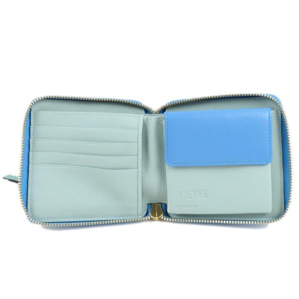 LOEWE（ロエベ） SQUARE ZIP WALLET コンパクトジップウォレット 二