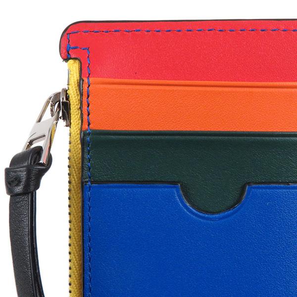 【LOEWE】レインボー/カードホルダー ブルー/マルチカラー LOEWE（ロエベ） RAINBOW COIN CARD HOLDER レインボー カード コイン