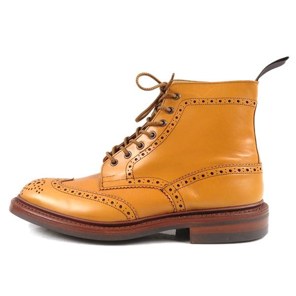 TRICKER'S トリッカーズ STOW ストウ トリッカーズ カントリーブーツ ストウ ダイナイトソール レザー レースアップ ブーツ メンズ  5634/24 Acorn Antique