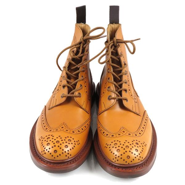 TRICKER'S トリッカーズ STOW ストウ トリッカーズ カントリーブーツ ストウ ダイナイトソール レザー レースアップ ブーツ メンズ  5634/24 Acorn Antique