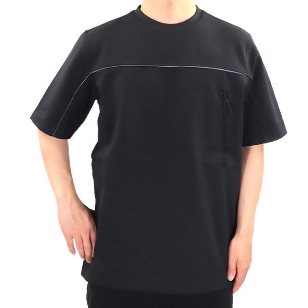 Y-3 ワイスリー M COVER KNIT SHELL SS TEE クルーネック バックロゴT