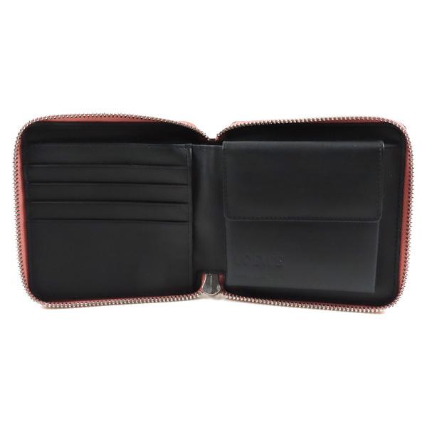 LOEWE（ロエベ） 10755GM88 スクエア ジップ ウォレット 二つ折り財布